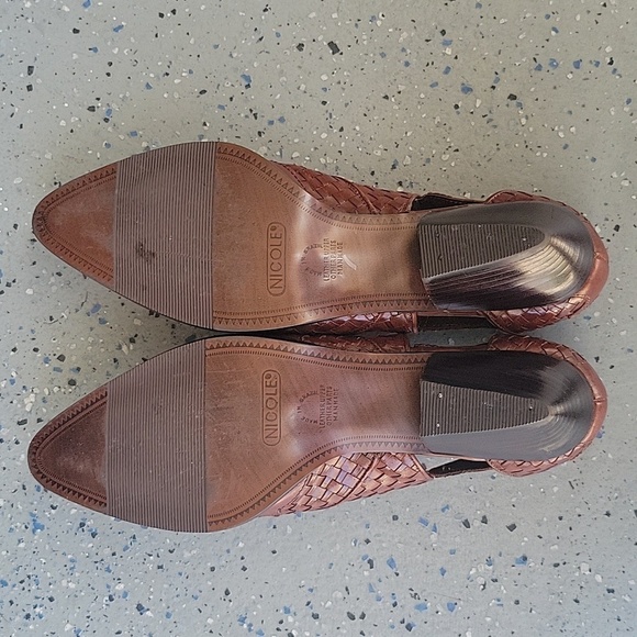 Nicole Brown Leather shoes Size 9 - Picture 4 of 4